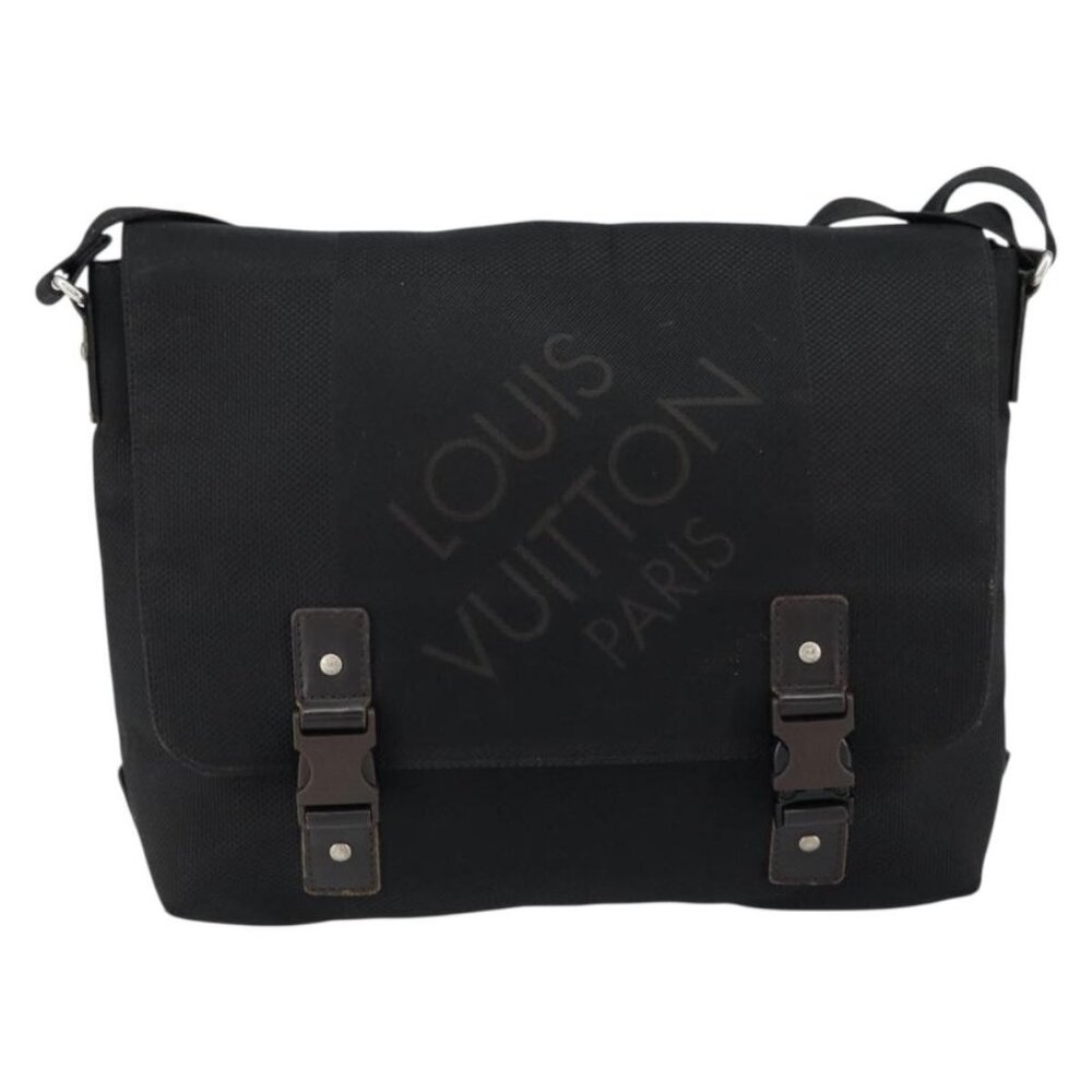 Authentic LOUIS VUITTON Damier Geant Roux Shoulder Bag Black M93079 LV - Picture 5 of 16